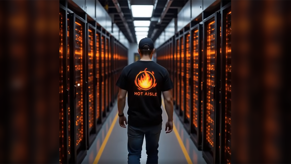 NeoCloud Hot Aisle Brings the Heat