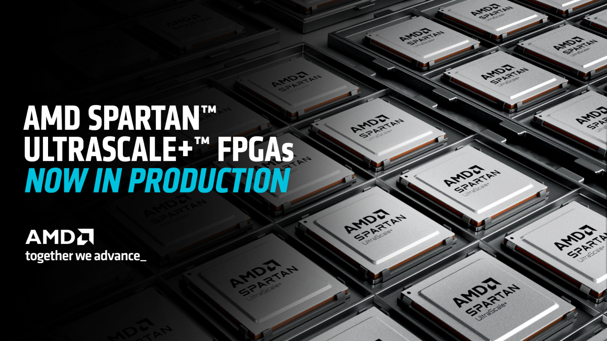 AMD Spartan™ UltraScale+™ FPGAs Begin Production Shipments