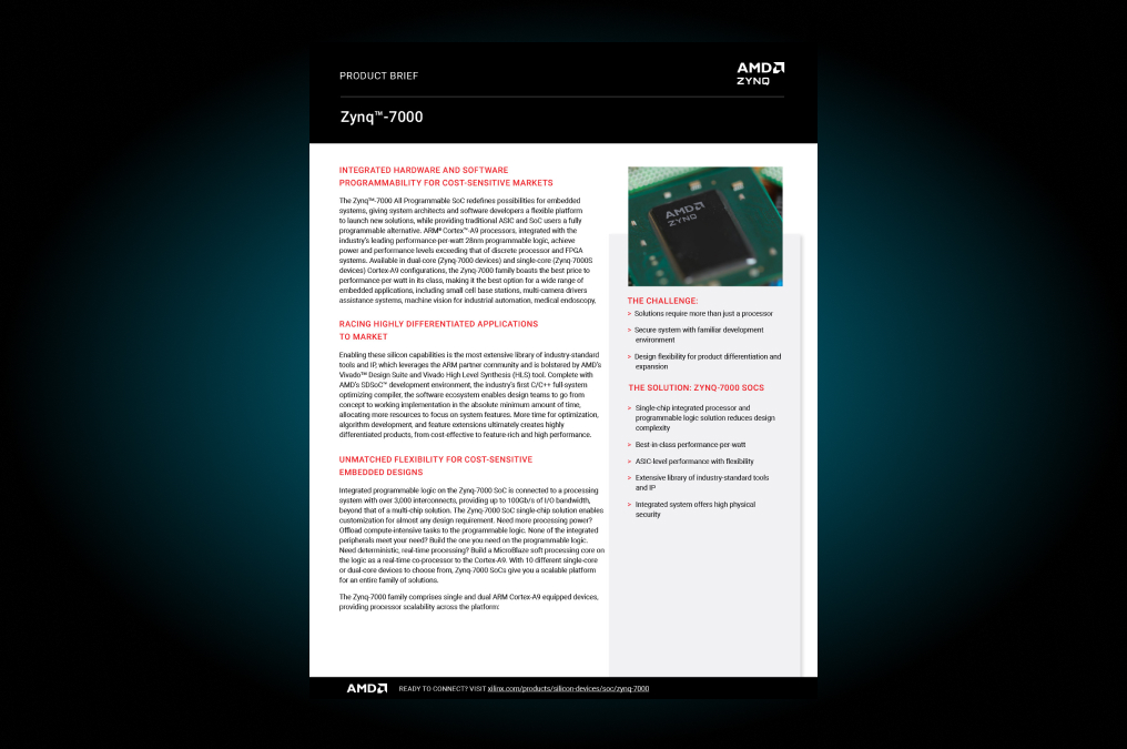 Zynq 7000 Product Brief
