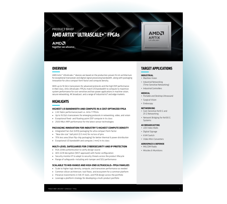 Kria SOM Product Selection Guide