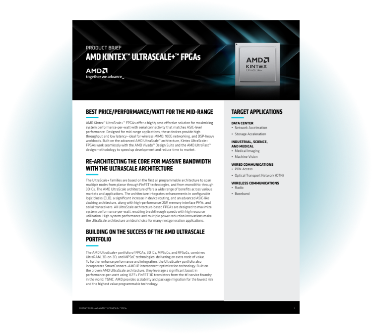 Kintex UltraScale+ Product Brief