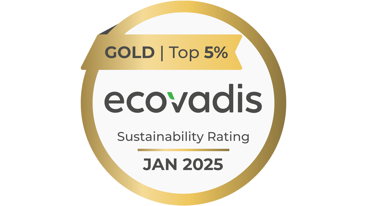 ecovadis sustainability rating 2025