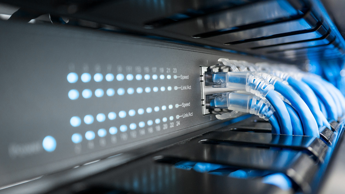 Network switch and ethernet cables