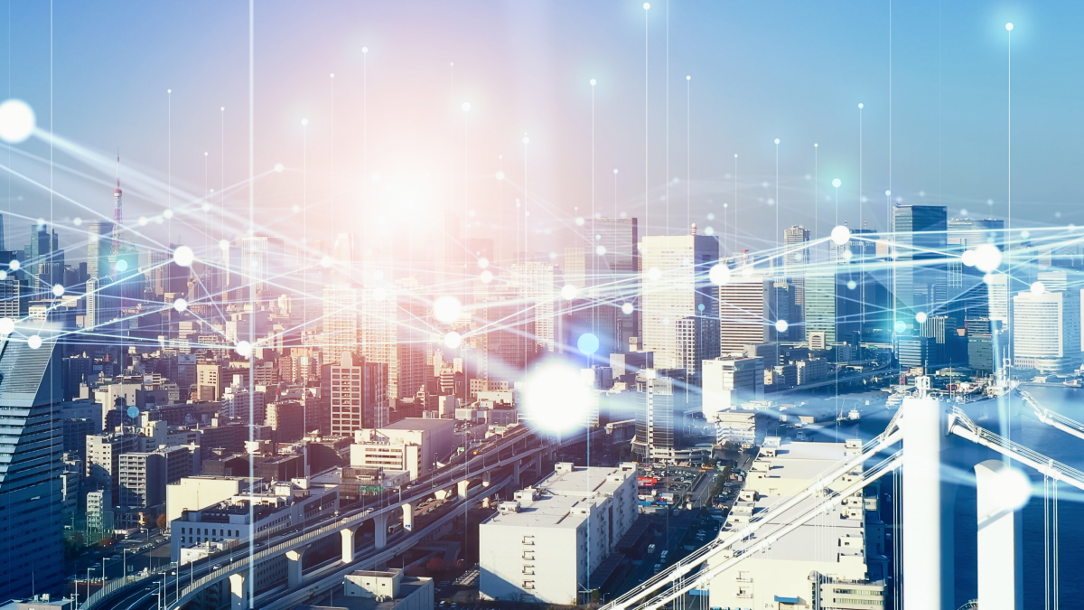 digital city skyline