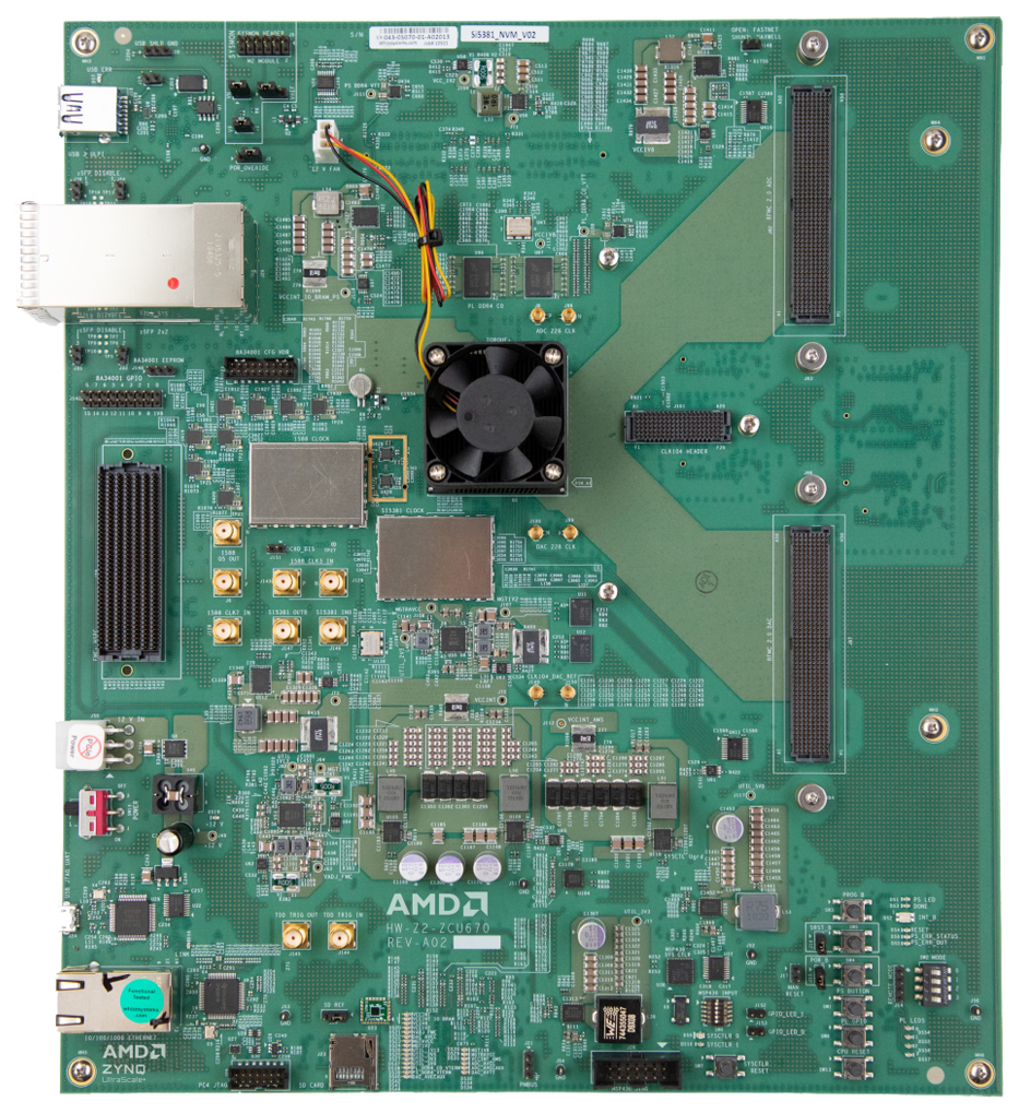 Zynq RFSoC DFE ZCU670 Evaluation Kit