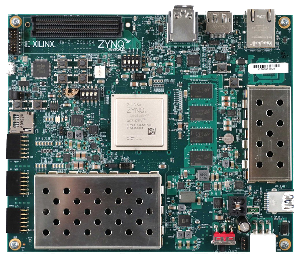 Zynq UltraScale+ MPSoC ZCU104 Evaluation Kit