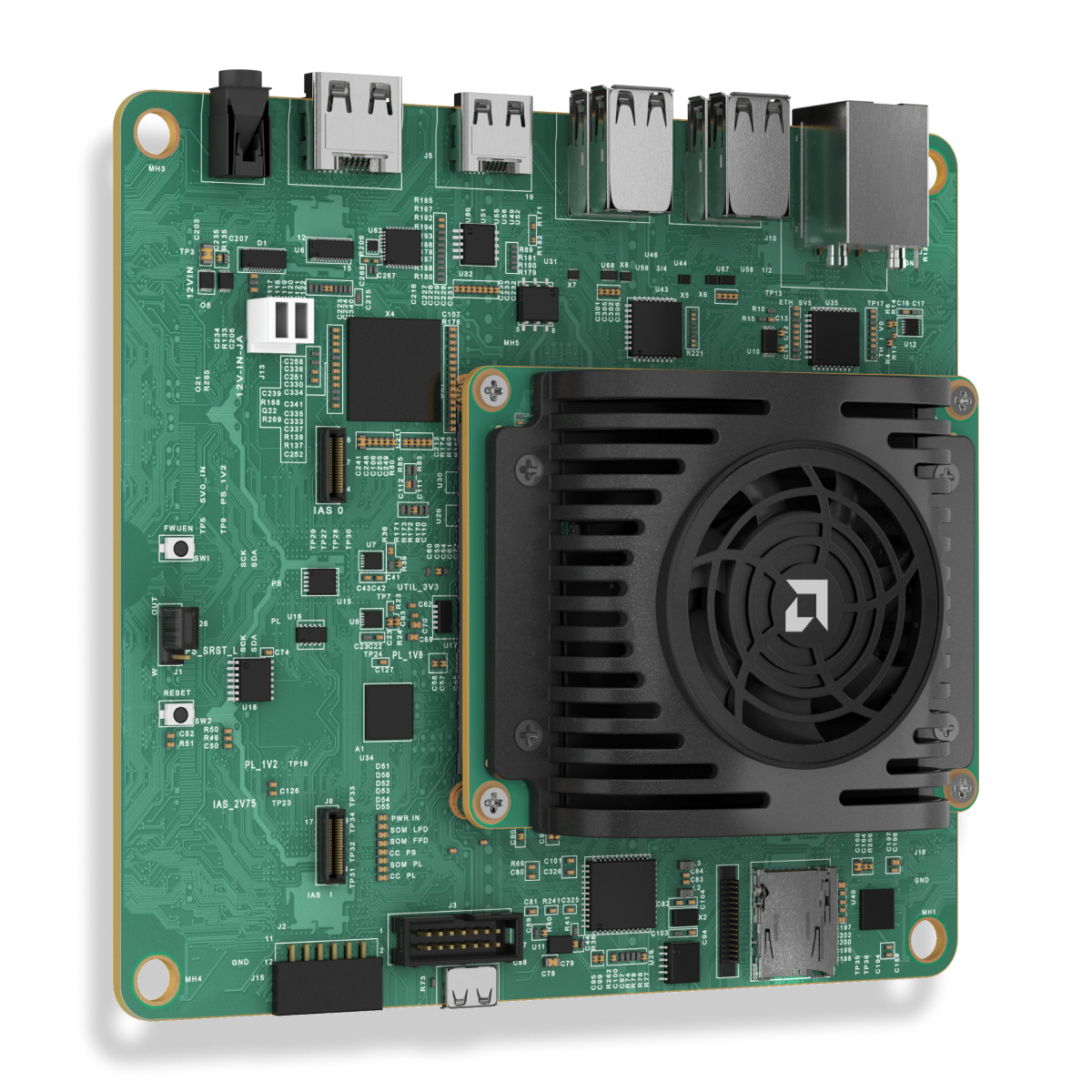 AMD Kria KV260 Vision AI Starter Kit - angle 2