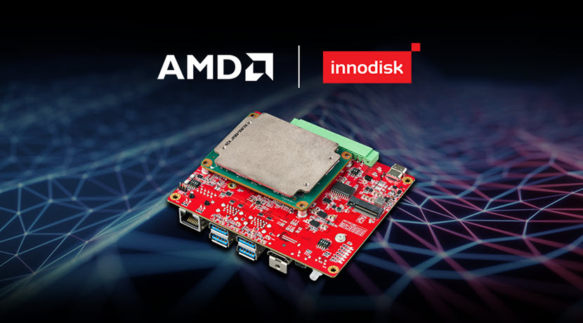 Innodisk 的機器視覺解決方案套件由 AMD Kria SOM 提供支持